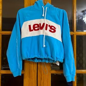 Pre-Owned hoodie sweatshirt blue, size Medium in great condition.